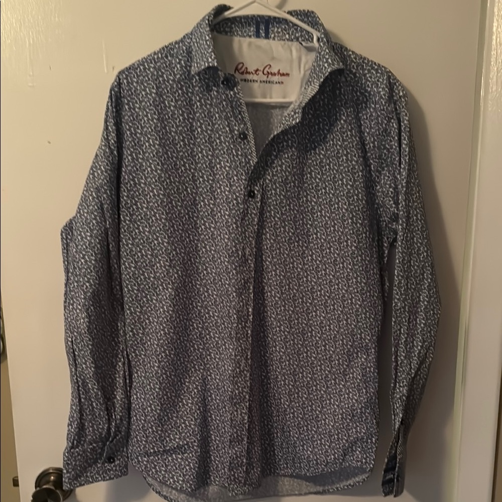 Robert Graham Blue Men's Shirt